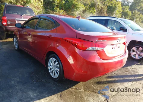 2013 Hyundai Elantra Gls from USA, damaged, VIN 5NPDH4AE0DH200333